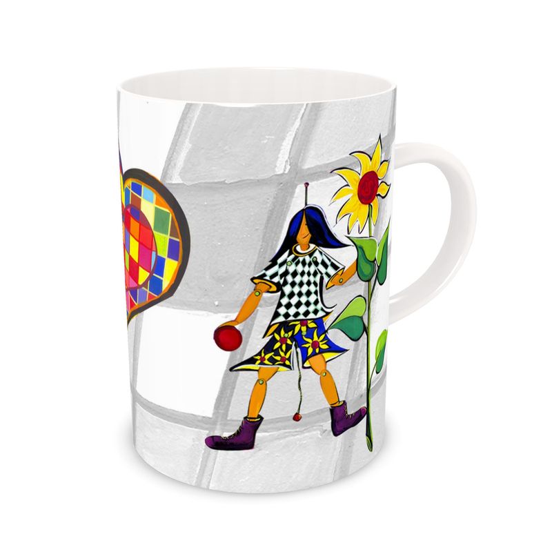 Porzellanbecher „Herzbub" – Bone China