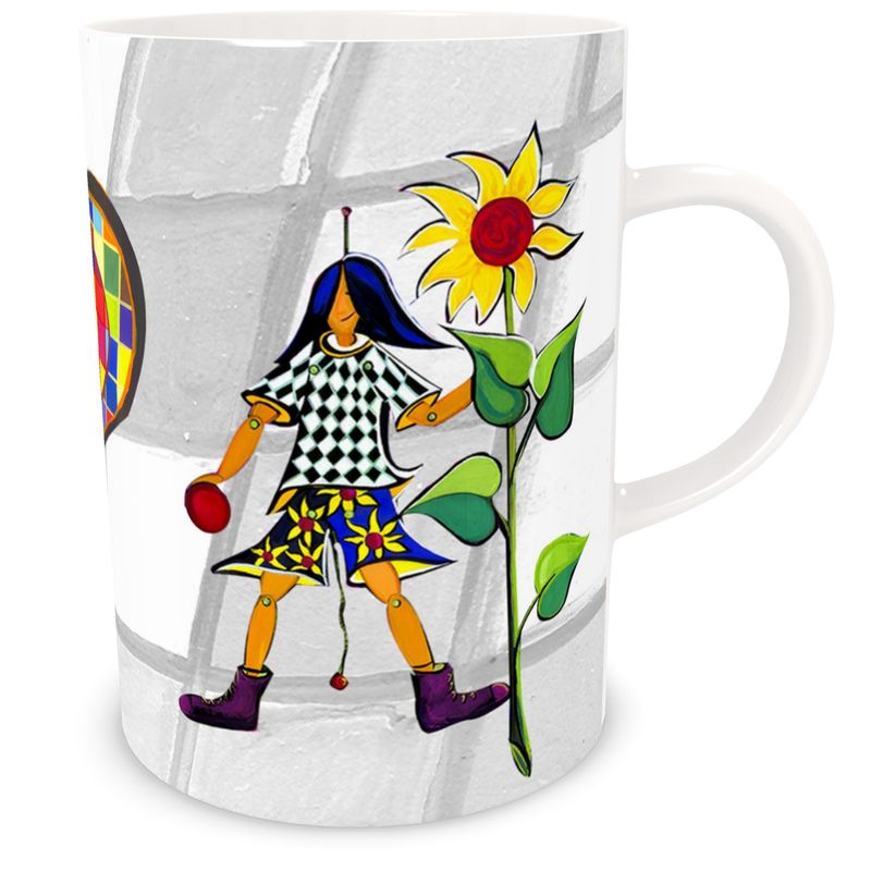 Porzellanbecher „Herzbub" – Bone China