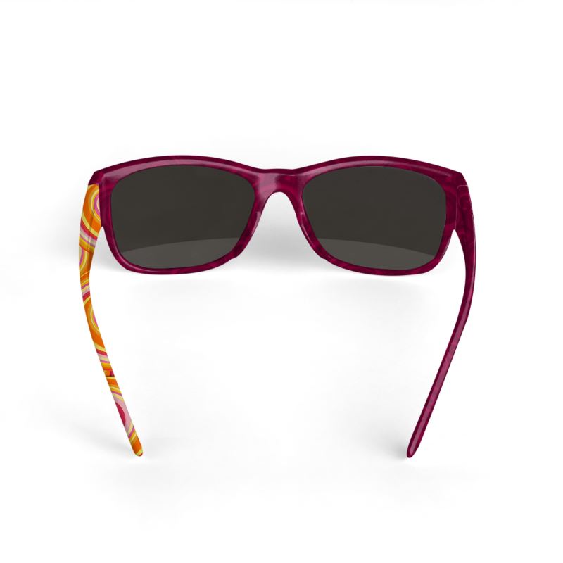 Sonnenbrille orange - Popart