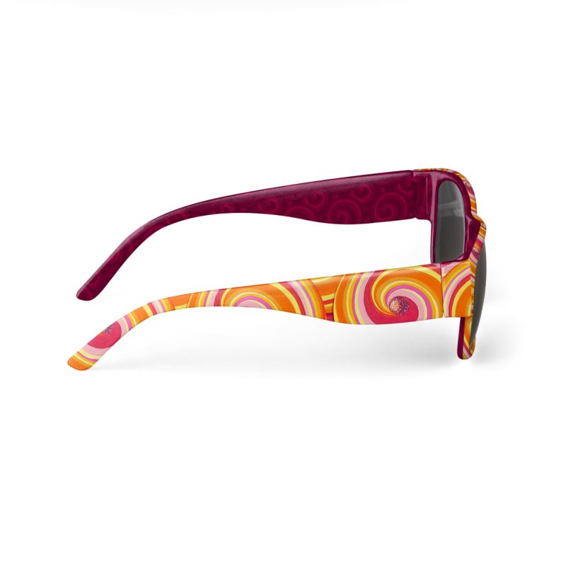 Sonnenbrille orange - Popart