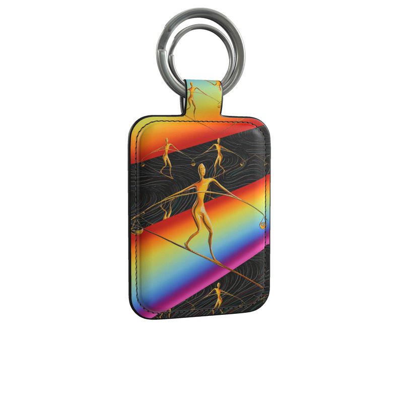 Schlüsselanhänger Rechteck – „Die Waage“