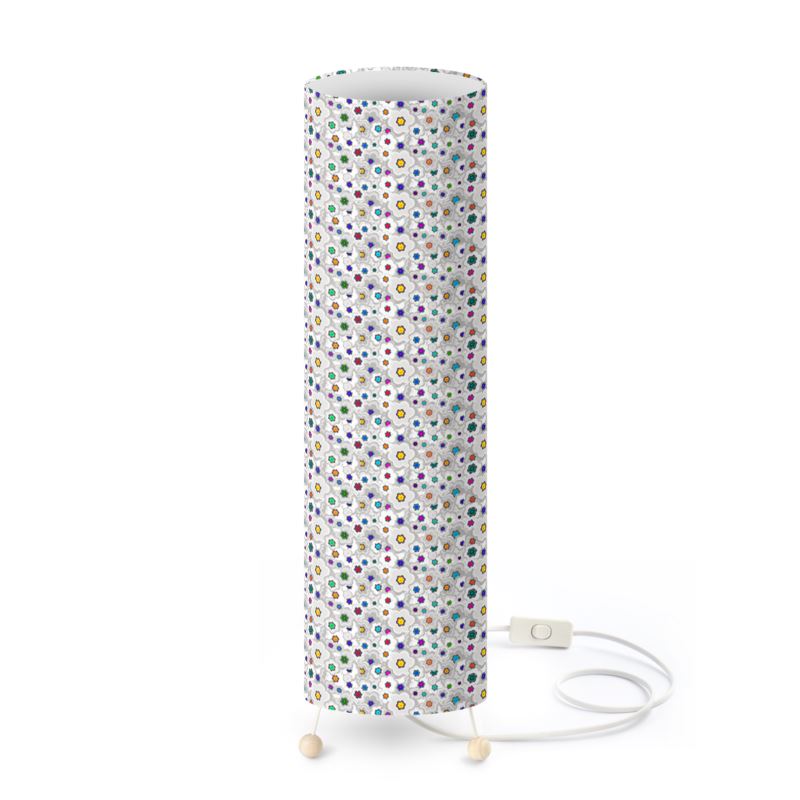 Stehlampe oder Tischlampe - Blümchendesign