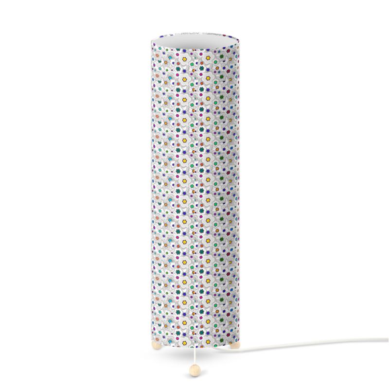 Stehlampe oder Tischlampe - Blümchendesign