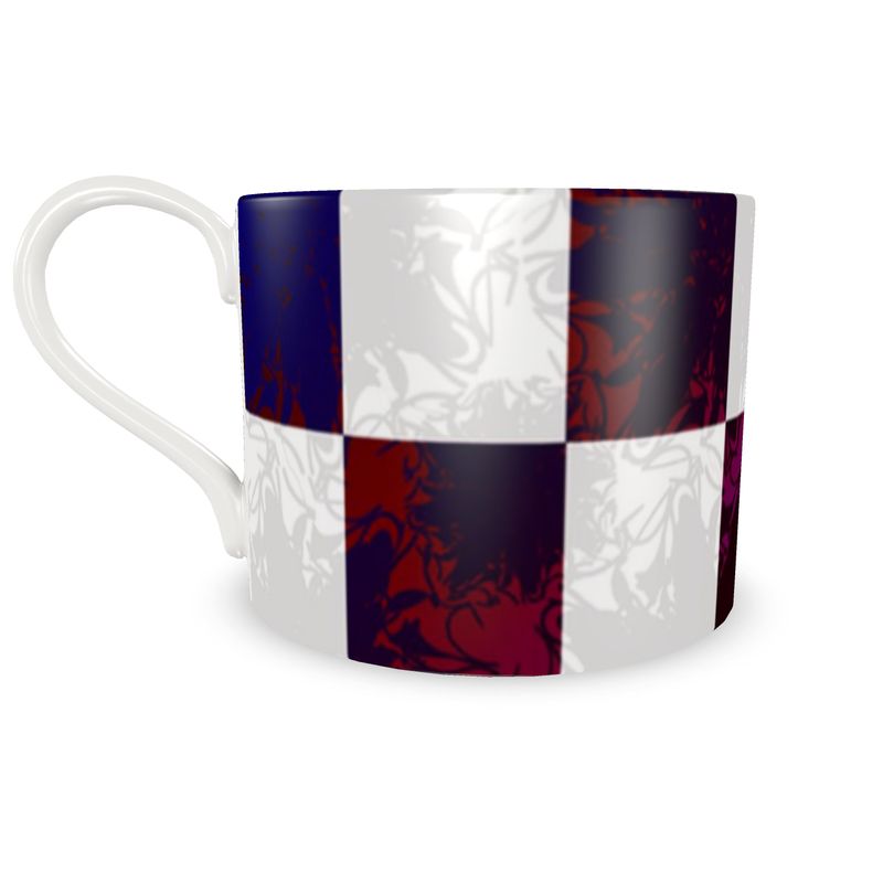 Kaffeetassen Set - Schachbrettmuster