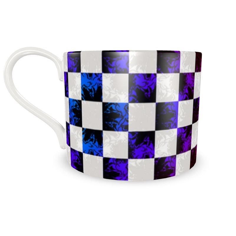 Kaffeetassen Set - Schachbrettmuster