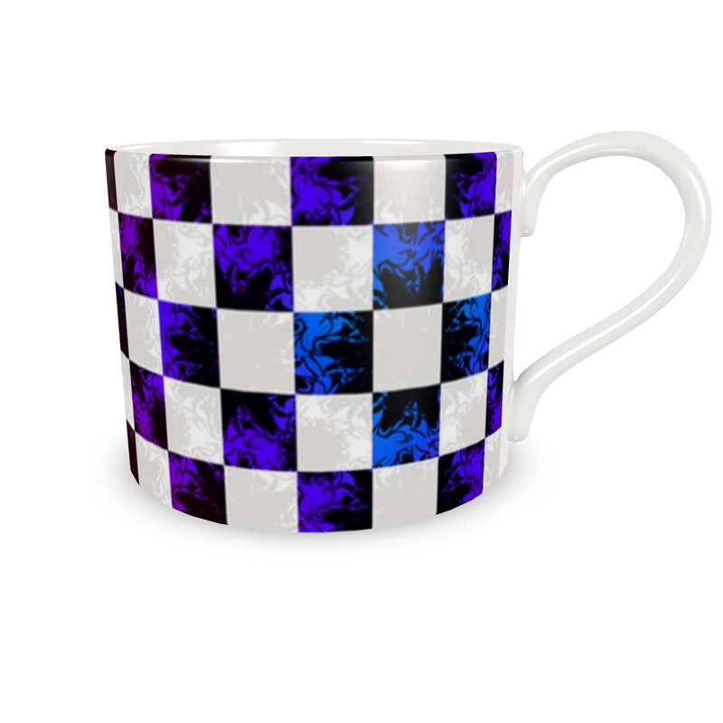 Kaffeetassen Set - Schachbrettmuster