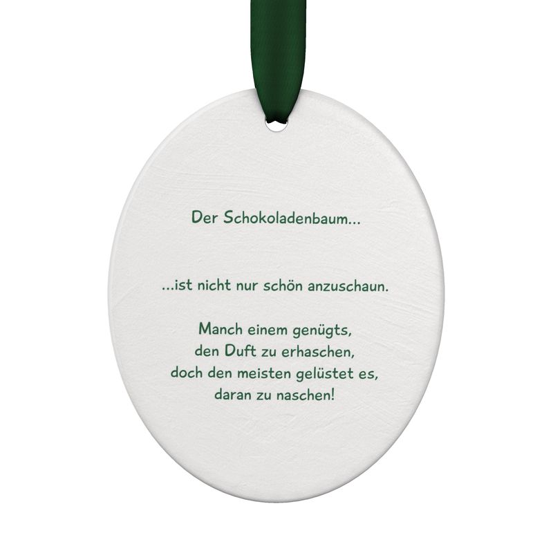 Weihnachtsanhänger - Schokoladenbaum