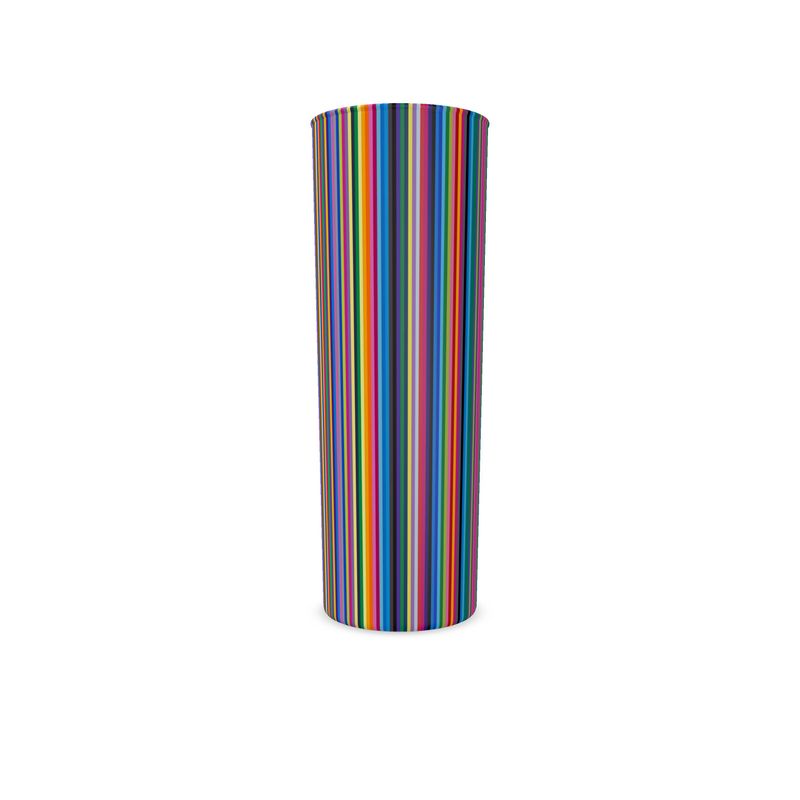 Designer Longdrinkglas "Stripes" - Handgefertigt & Spülmaschinenfest