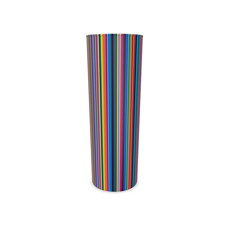 Designer Longdrinkglas "Stripes" - Handgefertigt & Spülmaschinenfest