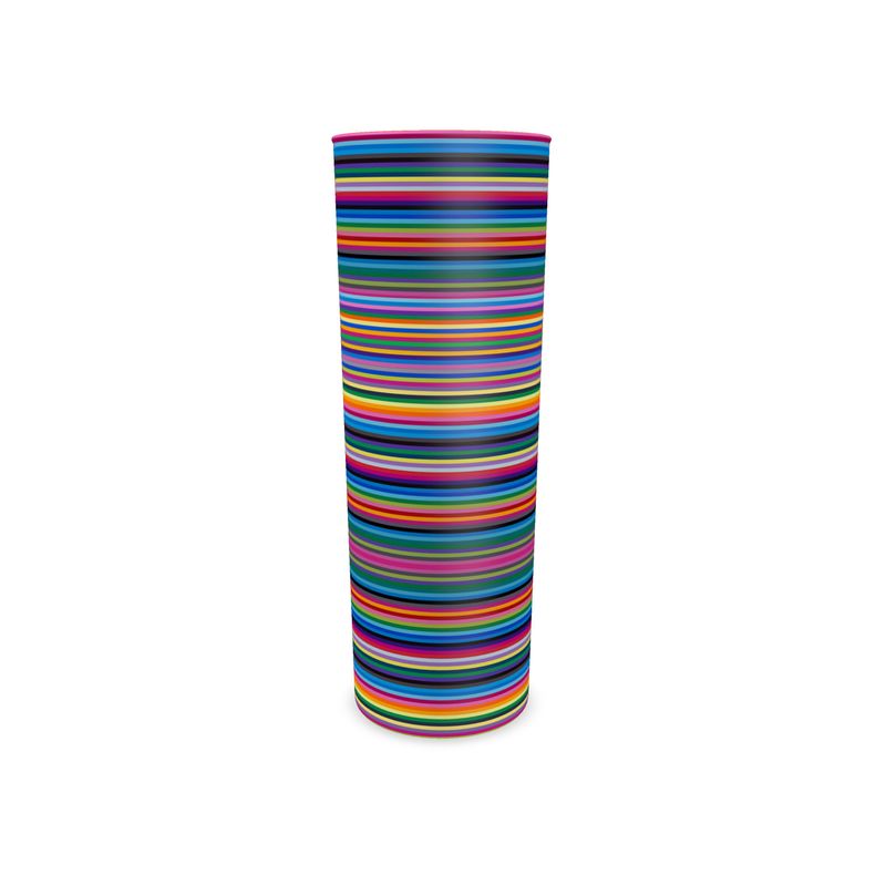 Designer Longdrinkglas "Rings" - Handgefertigt & Spülmaschinenfest