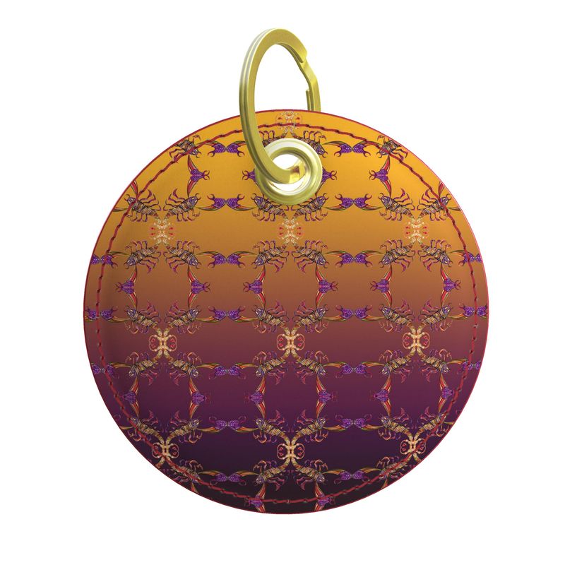 Skorpion – Sternzeichen Schlüsselanhänger modern – Nappaleder