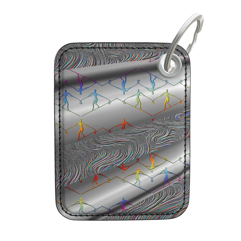 Waage – Sternzeichen Schlüsselanhänger modern – Nappaleder