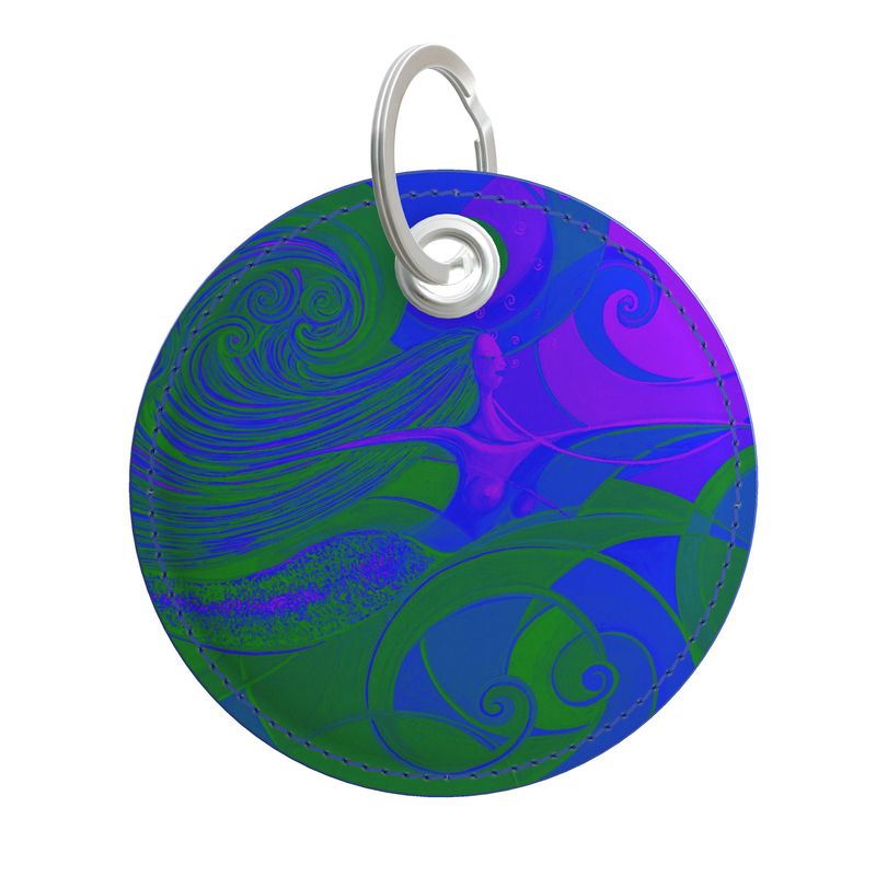 Jungfrau – Sternzeichen Schlüsselanhänger modern – Nappaleder