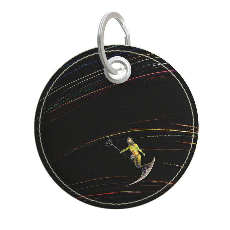 Wassermann Schlüsselanhänger – Herzform aus Nappaleder