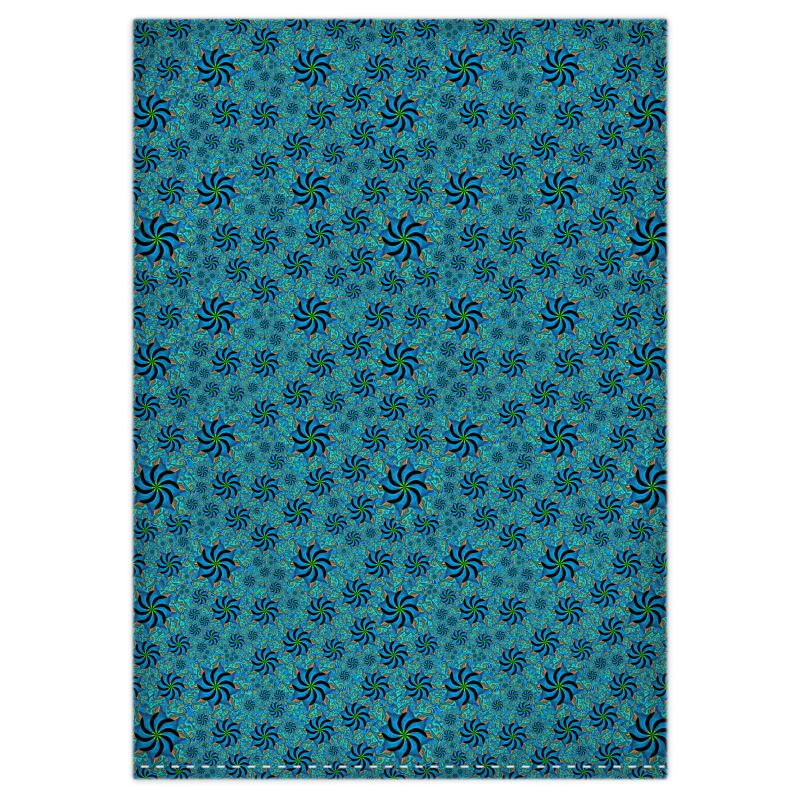 Designerbettwäsche Radiale Harmonie – geometrisches Muster in größerem Maßstab, beidseitig bedruckt, handgefertigt in London