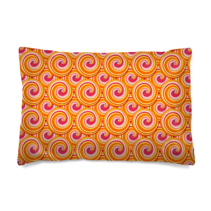 Designer-Kissenbezug – Sonnenspirale