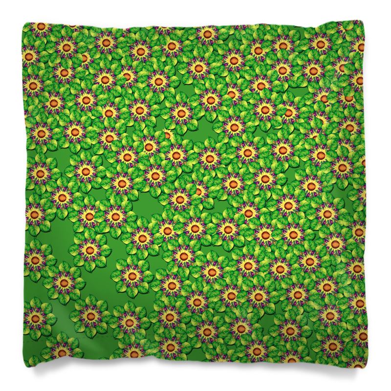 Designer-Kissenbezug – Sonnenblumencharakter