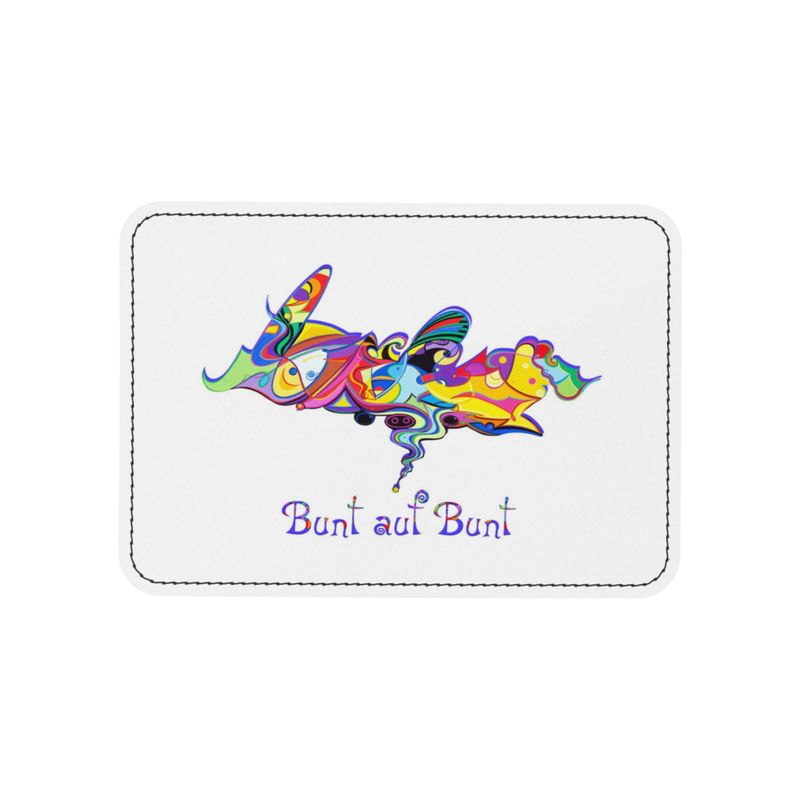 Label Bunt auf Bunt