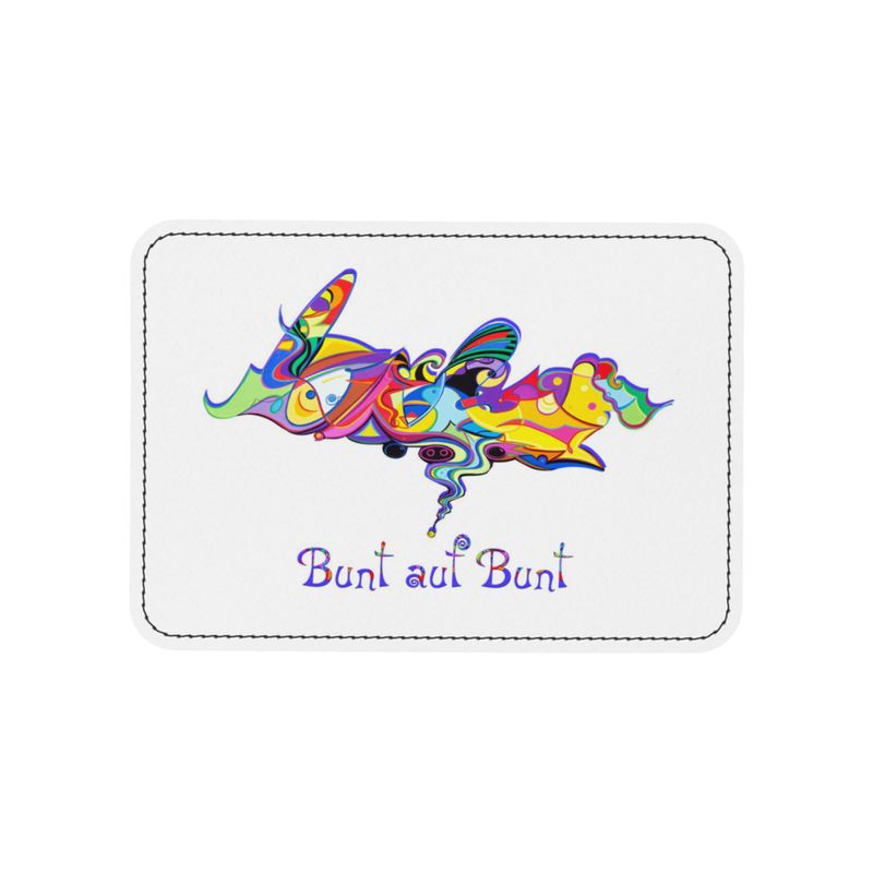 Label Bunt auf Bunt