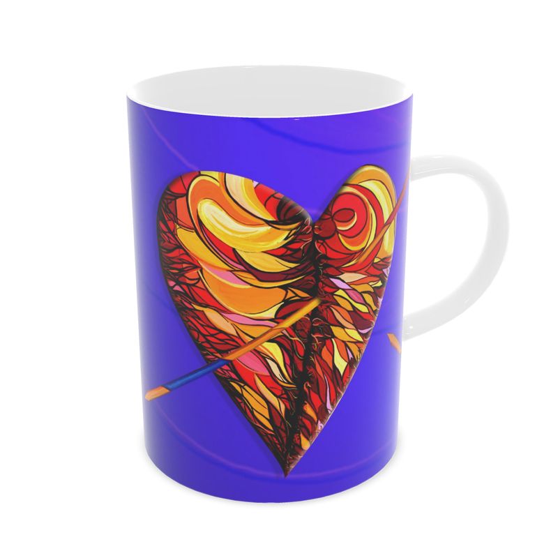 Tasse „Herzschmerz" – Designer-Tasse