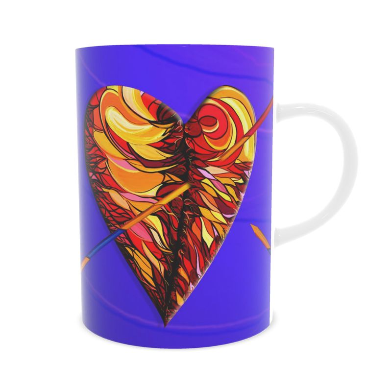 Tasse „Herzschmerz" – Designer-Tasse